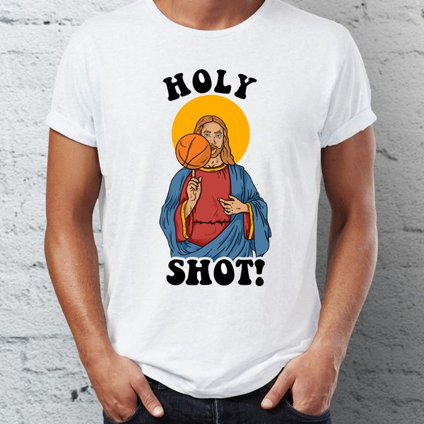 

men's t shirt funny jesus christ holy sreligion tee