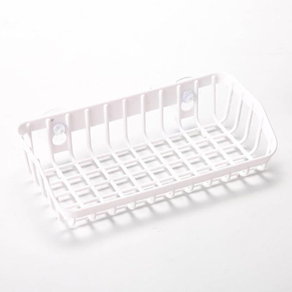 

1 piece kitchen storage rack plastic kitchen accessories home organizer sink shelf sponge drain rack shelf bathroom accessories