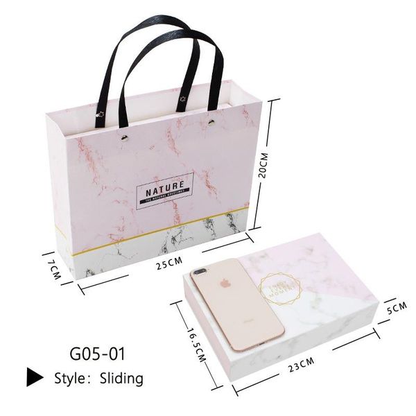 

recycled kraft shopping gift packing paper bag paper box gift wrapping collection