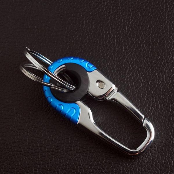 

keychains car keychain creative key holder keyring men's fashion chain birthday gift metal ring car-styling auto accessories, Silver