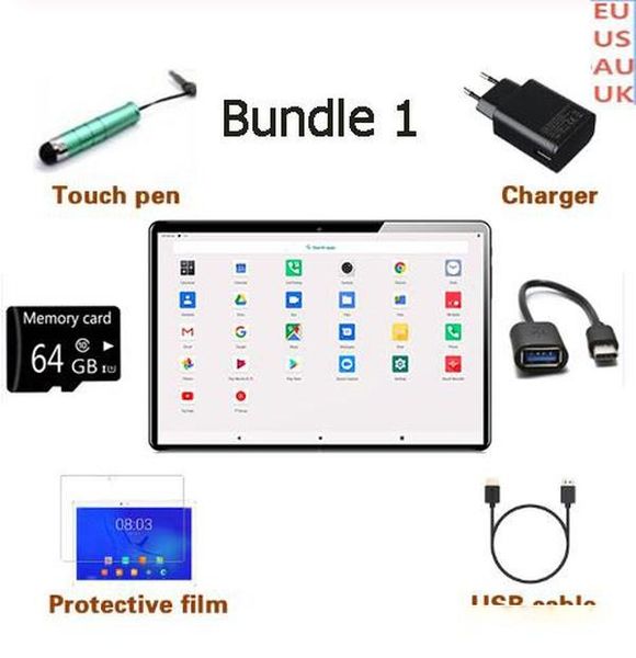 

lnmbbs 4g phone call tablet pc 10 inch tablet android 9.0 sim card tablets 3gb ram 64gb rom 1280*800 ips dual camera wifi