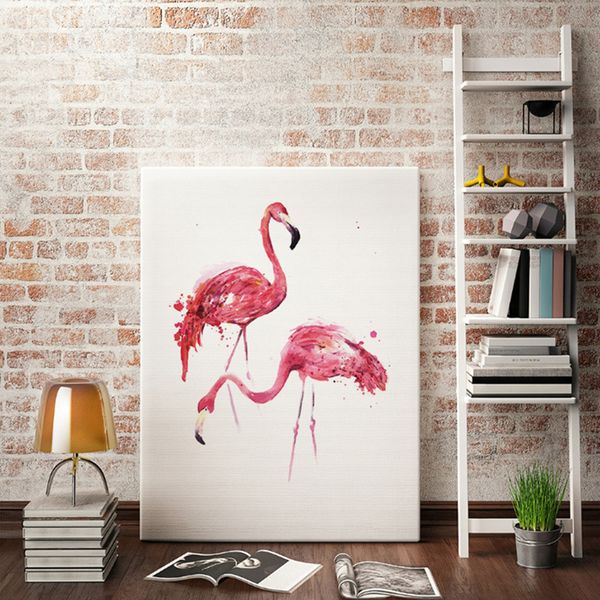 

flamingo wall art painting the picture print on canvas colorful pictures for home decor decoration gift