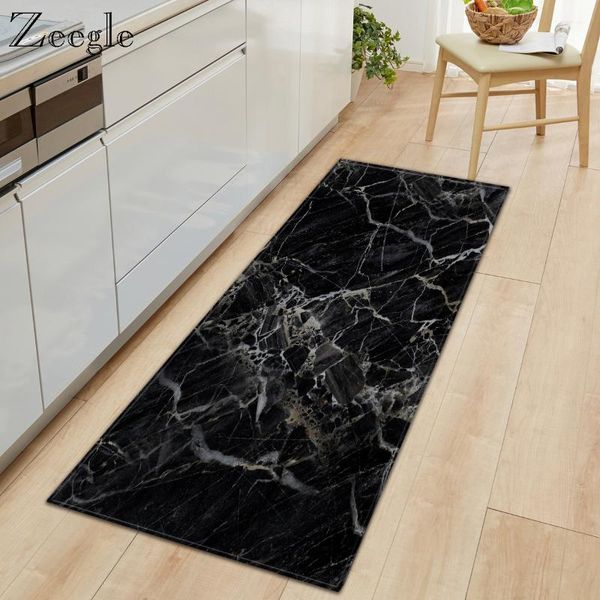 

carpets zeegle carpet marble pattern kitchen rug anti-slip bathroom doormat hallway floor absorbent bedside mat soft foot