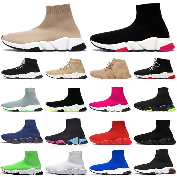

sock shoes speed trainer sneakers triple white black graffiti beige clearsole womens mens chaussette fashion outdoor casual shoe