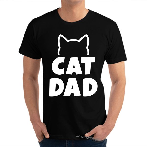 

cat dad all cotton europe tees dominant camisas men's t shirts new arriver fashion hipster t shirt harajuku fast shipping