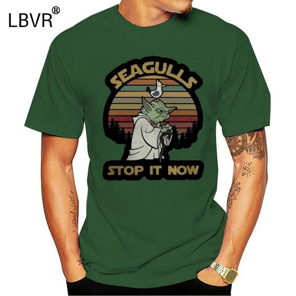 

men funny t shirt fashion tshirt seagulls syop it now vintage yoda women t-shirt