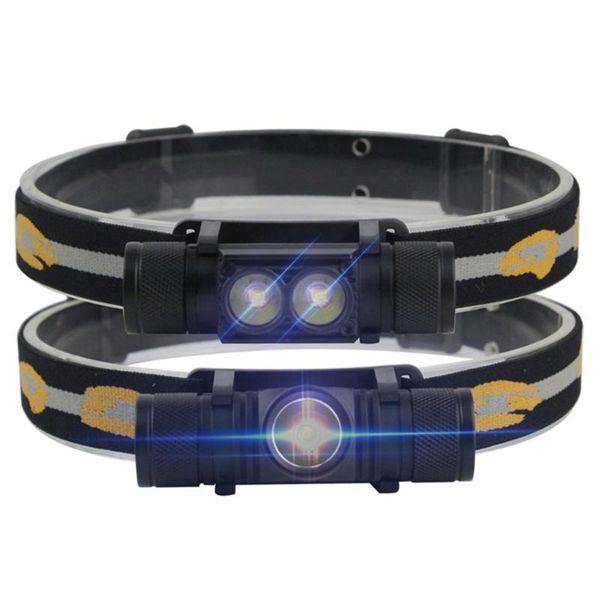 

headlamps lampe frontale boruit headlamp d25 d10 original headlight 18650 usb rechargeable head torch light camping fishing lamp on
