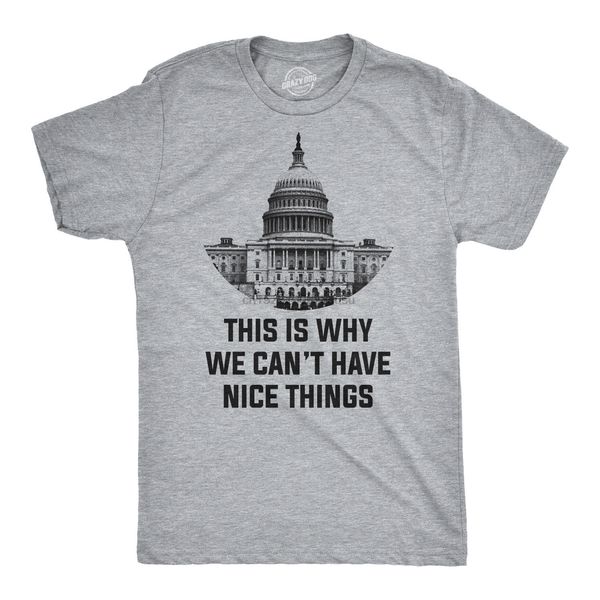 

this is why we cant have nice things capitol t shirt funny political tee