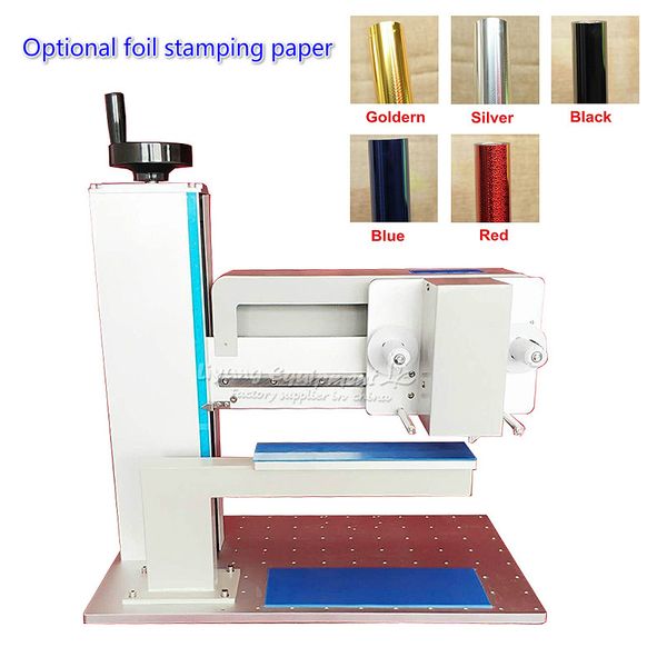 

digital foil stamping machine printer heat press machine for pvc card leather paper logo