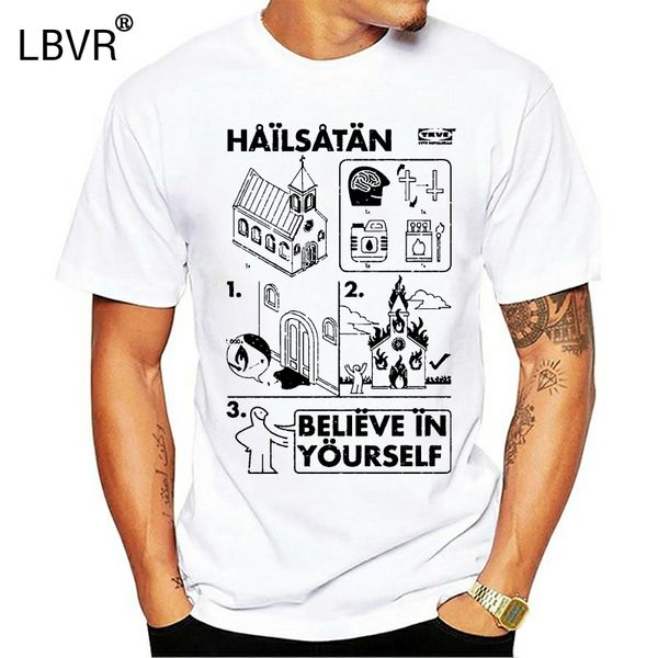 

радуйся сатана поверь в себя церковь огонь t-shirt