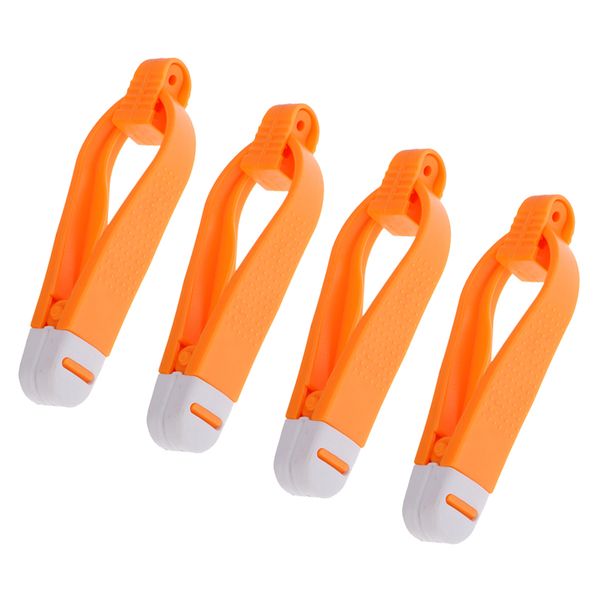 

4pcs grip plus planer board snap release clip boat outfitting orange