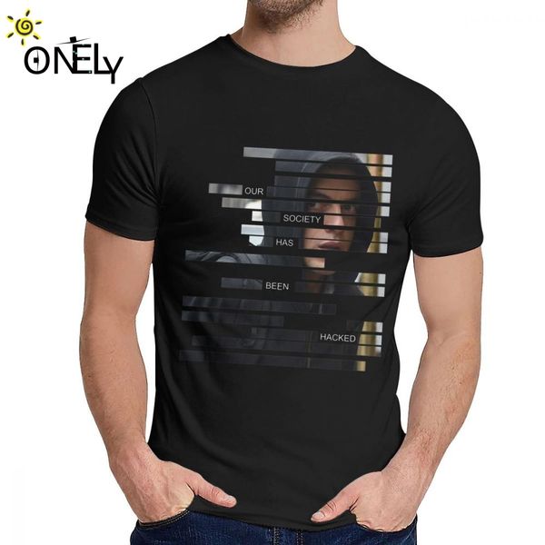 

fashionable elliot alderson mr robot t-shirt man awesome 100% pure cotton tee shirt s-6xl