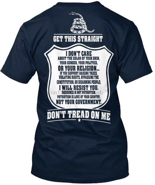 

men t shirt get this straight don't tread on me women tshirt