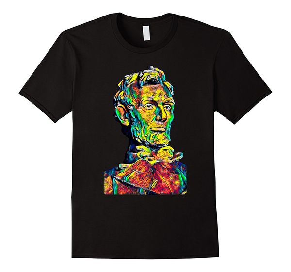 

2019 fashion summer style abraham lincoln statue t-shirt tee shirt