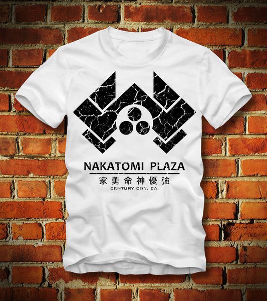 

2019 новая летняя майка смешные t shirt накатоми plaza башни corporation живучи bruce willis film пользовательские футболку