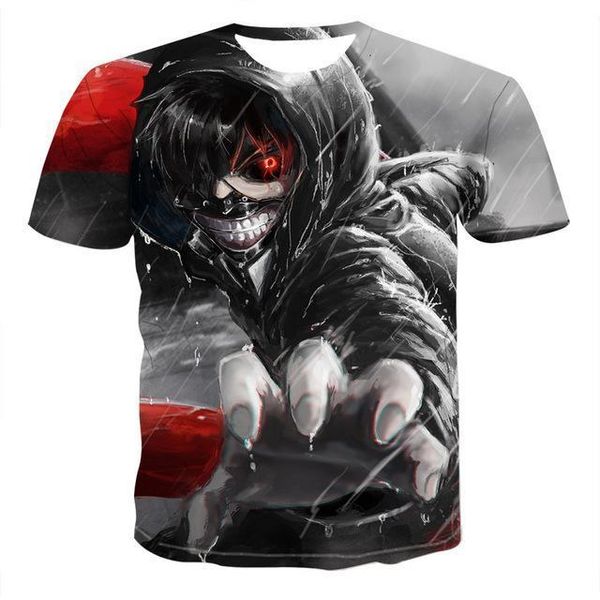 

new japan anime male o -neck cartoon men /women cool 3d print shirts graphic comics anime men clothing