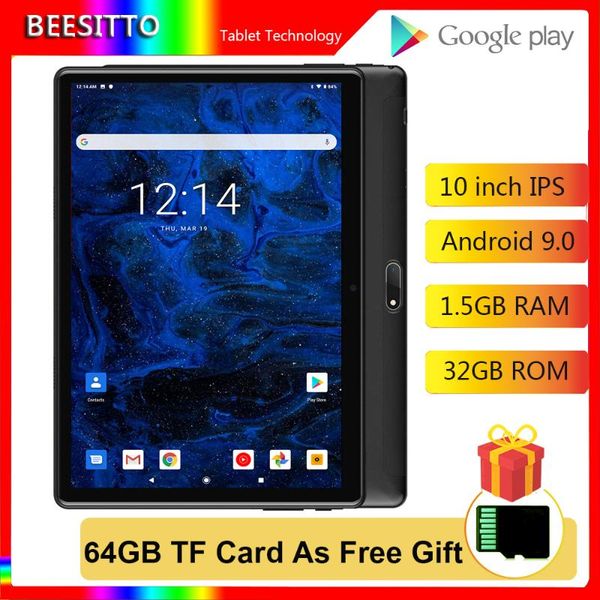 

beesitto android tablets 3g android 9.0 32gb rom wifi gps 10 inch tablet pc ips wifi bluetooth gifts kid pad mid+64gb tf card