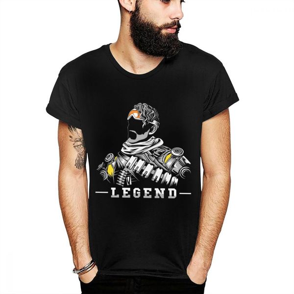 

man 100% cotton mirage homme pathfinder mrvn apex legends zipline gun forward scout t shirt for man vintage round neck tee