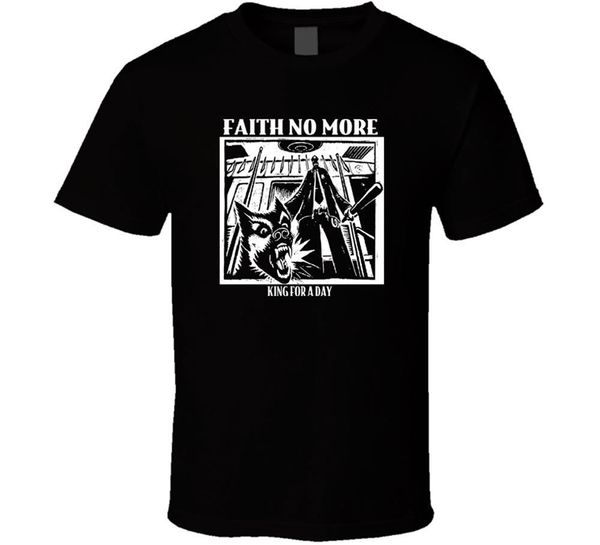 

faith no more king for a day new shirt black white tshirt men's бесплатная доставка тавра tee shirt