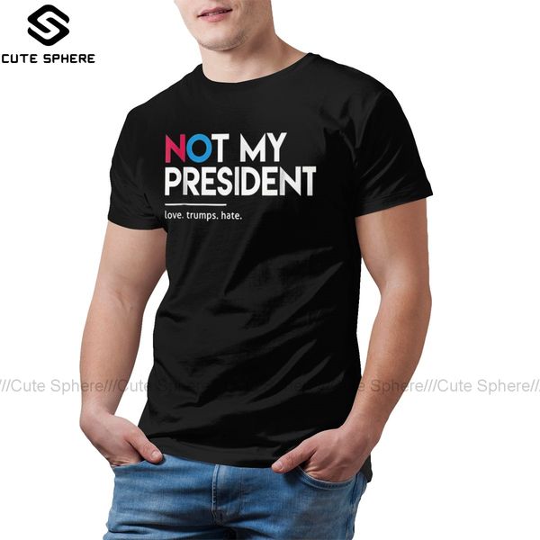 

not my president t shirt not my president t-shirt short sleeve cotton tee shirt cute plus size fashion tshirt