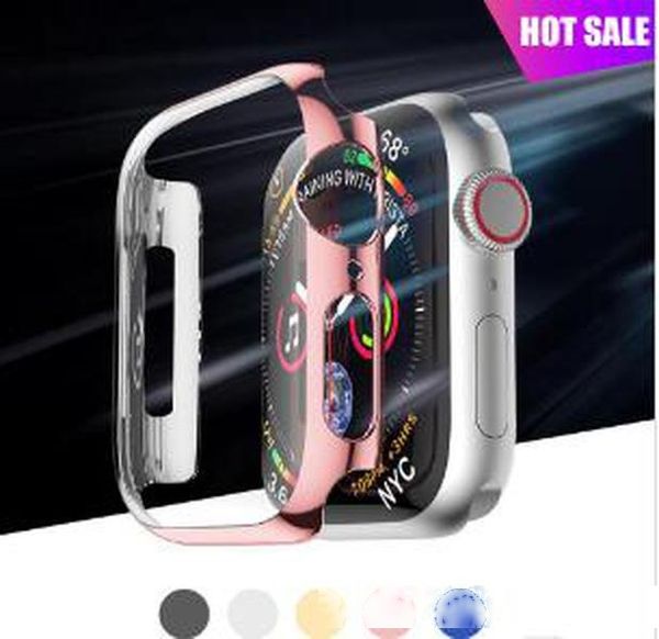 

2019 hard screen protector cover for apple watch case series 4/3/2/1 38/40/42/44mm plastic hard pc for apple watch case series 4/3/2/1