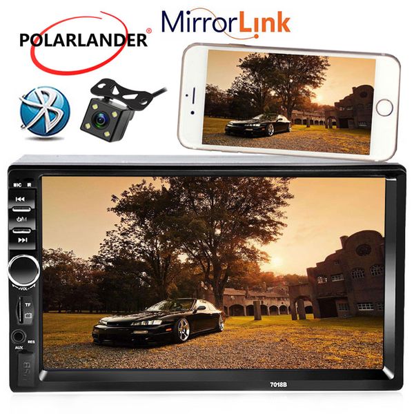 

radio cassette player touch screen 2 din bluetooth 7'' car mp4 player stereo car radio fm/mp3/audio usb mirror link autoradio