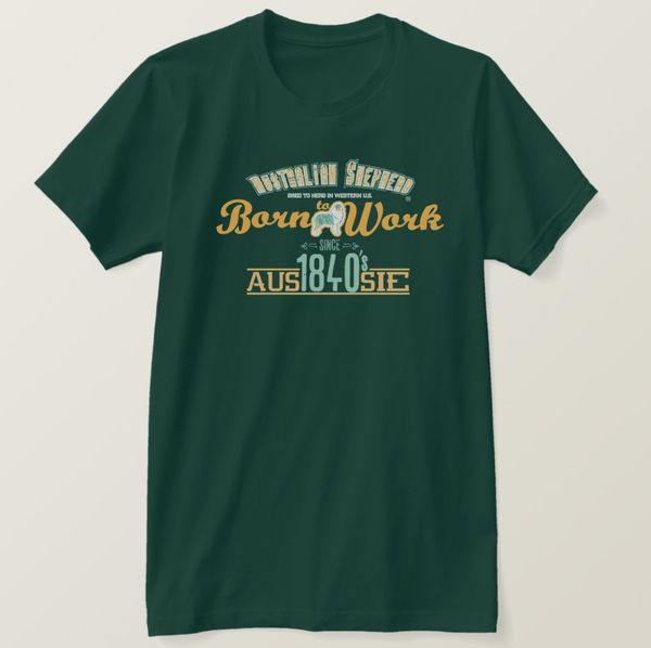 

2019 printed men t shirt cotton short sleeve australian shepherd - vintage (m) t-shirt women tshirt