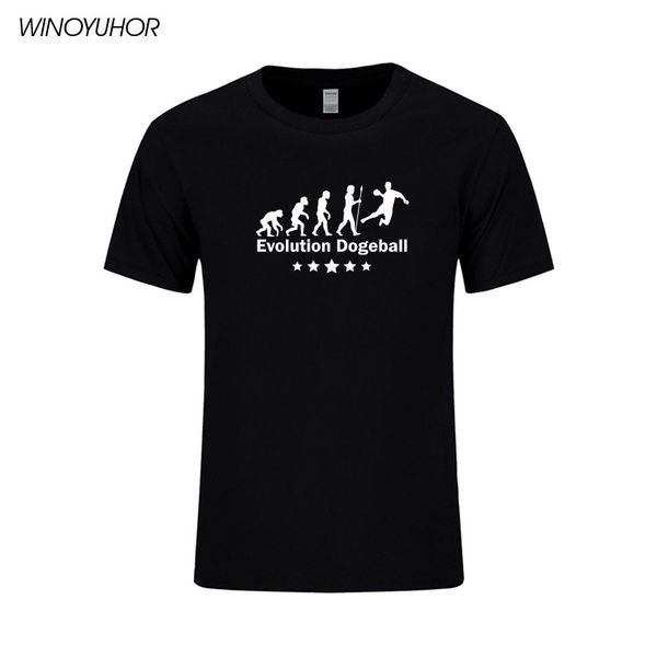 

dodgeball evolution funny printed t shirt men 2019 summer casual short sleeve t-shirt cotton novelty gift tee camisetas