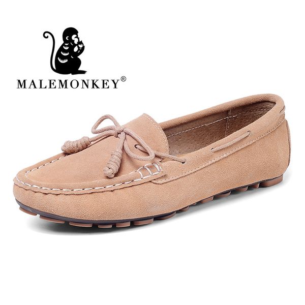 

2020 spring autumn genuine leather women casual shoes soft ladies footwear women flats shoes, Black