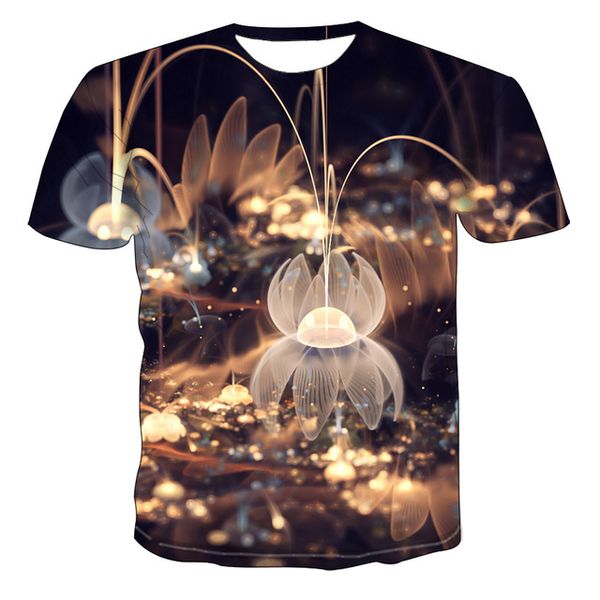 

three-dimensional graphic lattice 3d summer 3d print shirts harajuku kawaii plus size men clothing