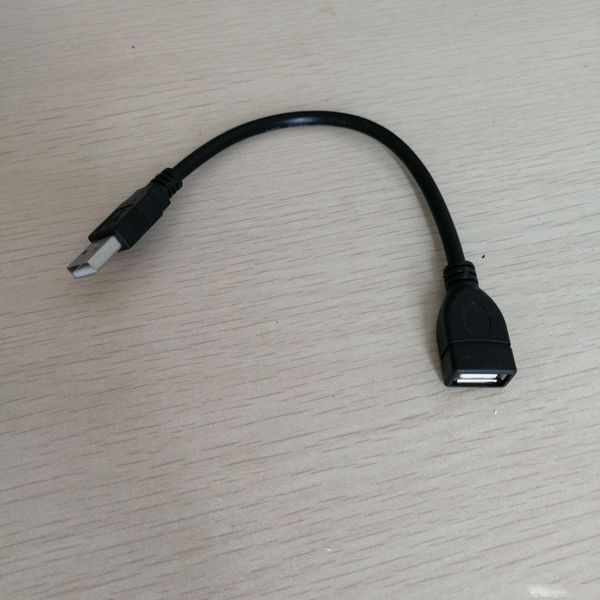 

50pcs/lot 20cm short usb 2.0 type a male to female ( am to af ) extension data sync power charge adapter converter cable cord