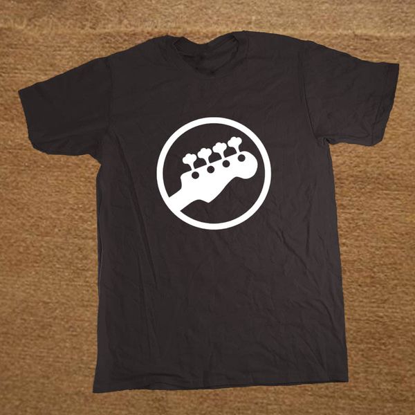 

bass headstock guitar symbol guitarist player musicians logo music rock funny t shirt tshirt men cotton short sleeve t-shirt