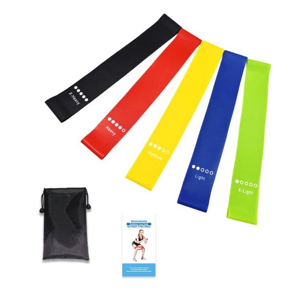 

rubber resistance bands set elastic bands exercise workout pilates training yoga accessories gym strength training rubber loops