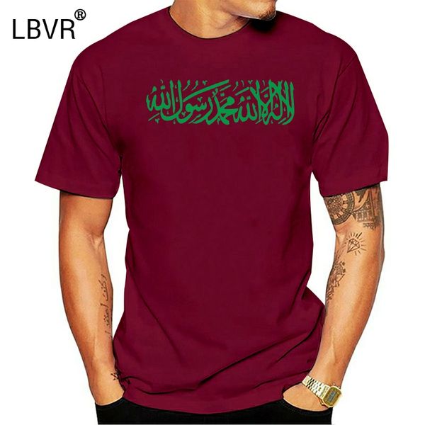 

maglia maglietta t-shirt bandiera flag islam islamica t shirt fashion tee selling 100 % cotton harajuku funny