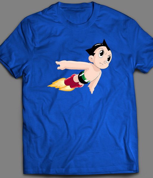 

astro boy cartoon art tee t shirt many colors full front print t-shirt for youth middle-age the old