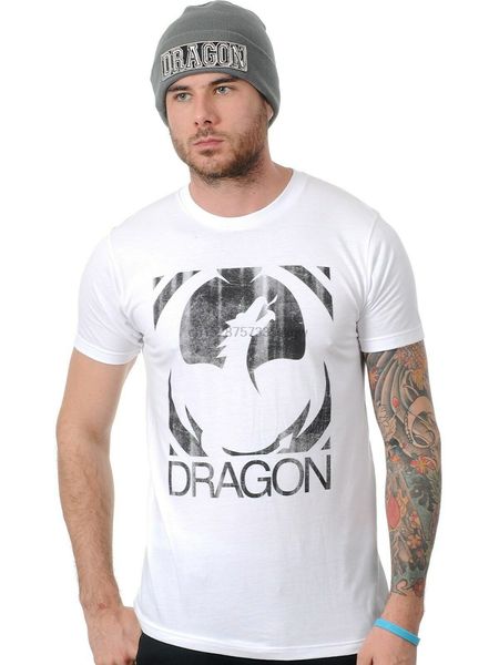 

dragon white big block t-shirt