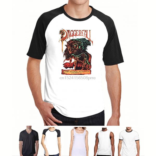 

мода прохладный мужчины футболки женщины смешные тенниску daggerfall customized печатных t-shirt