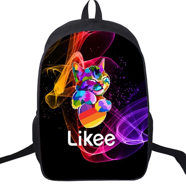 

casual russia likee backpack boys girls school bag men women rucksack school bag teens daily new likee app knapsack