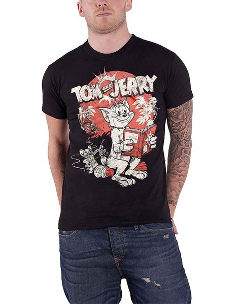 

том джерри футболка vintage comic проблемные logo официальный mens (1