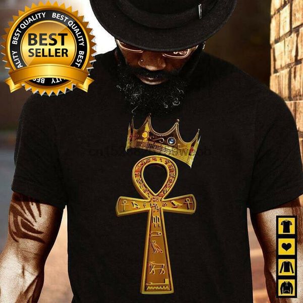 

black lives matter ankh symbol black men cotton t shirt s 3xl