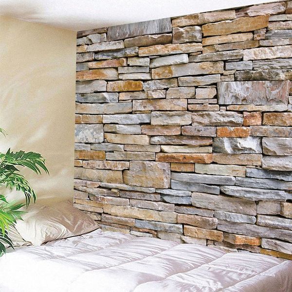 

wall hanging tapestry backdrop bedroom blackout drape curtain room divider beach sheet with 3d printings 71inch