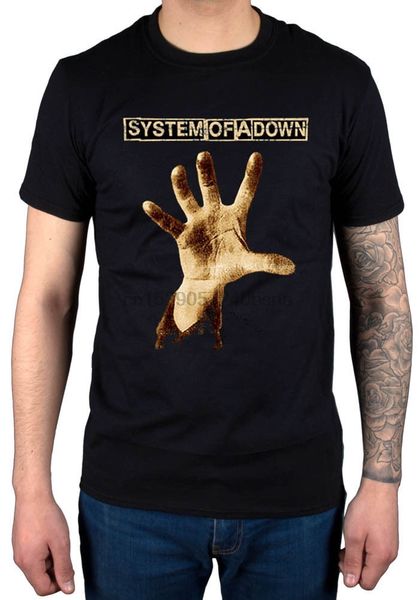 

official system of a down hand t shirt soad system new merch serj tankian 2020 fashion t shirt 100% cotton tee shirt
