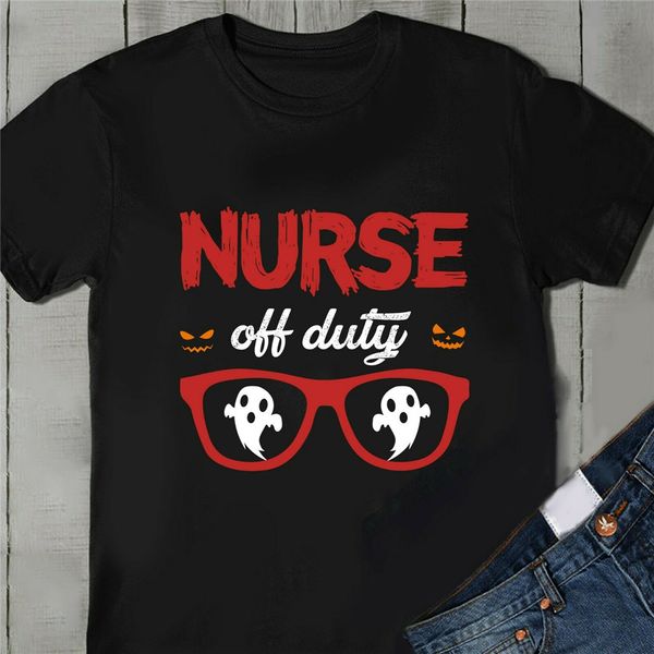 

boo ghost nurse off duty halloween t-shirt new funny tee shirt