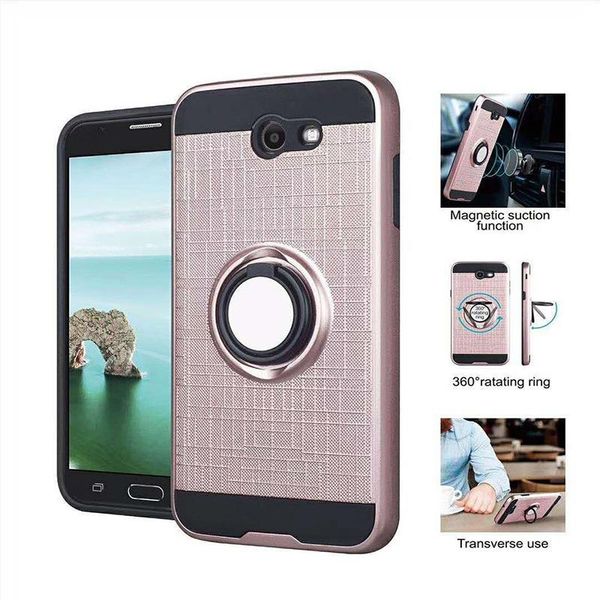 

for coolpad legacy moto e5 plus g6 play samsung j7 prime j3 2018 lg k20 plus q7 stylo 5 ring case armor rugged holder fastion cover metropcs