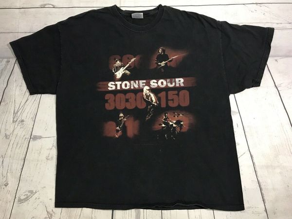 

vintage stone sour tour t shirt mens 2xl xl 3030 150 2000 rock and roll
