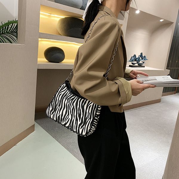 

fashion zebra print chain shoulder messenger bag bags for women 2020 luxury women's bag purses and handbags mochila mujer