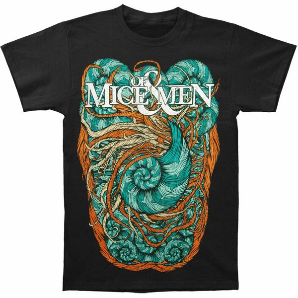 

of mice men mens nautilus t shirt medium black