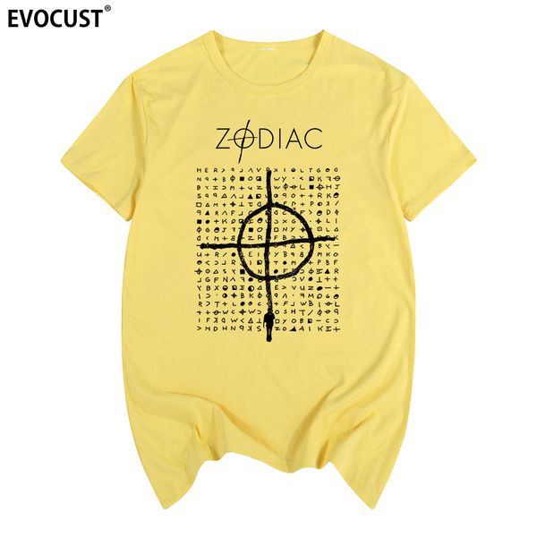 

zodiac summer print t-shirt cotton men t shirt new women tee