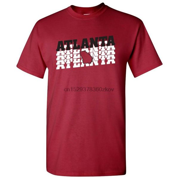 

atlanta retro repeat - sports team city pride tailgating t shirt(1