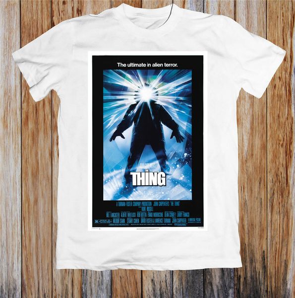 

the thing 1982 retro movie poster t shirt custom graphic tees tee shirt